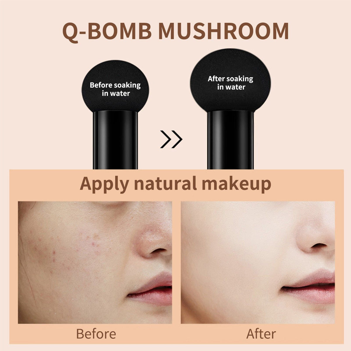 Air Cushion CC, Long Lasting, Oil Control, Natural Concealer, Flawless Makeup ,1set