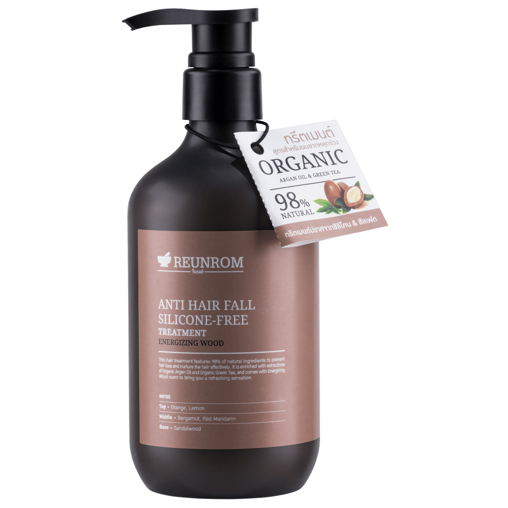 Anti Hair Fall Silicone-Free Treatment 500ml Reunrom Energizing Wood