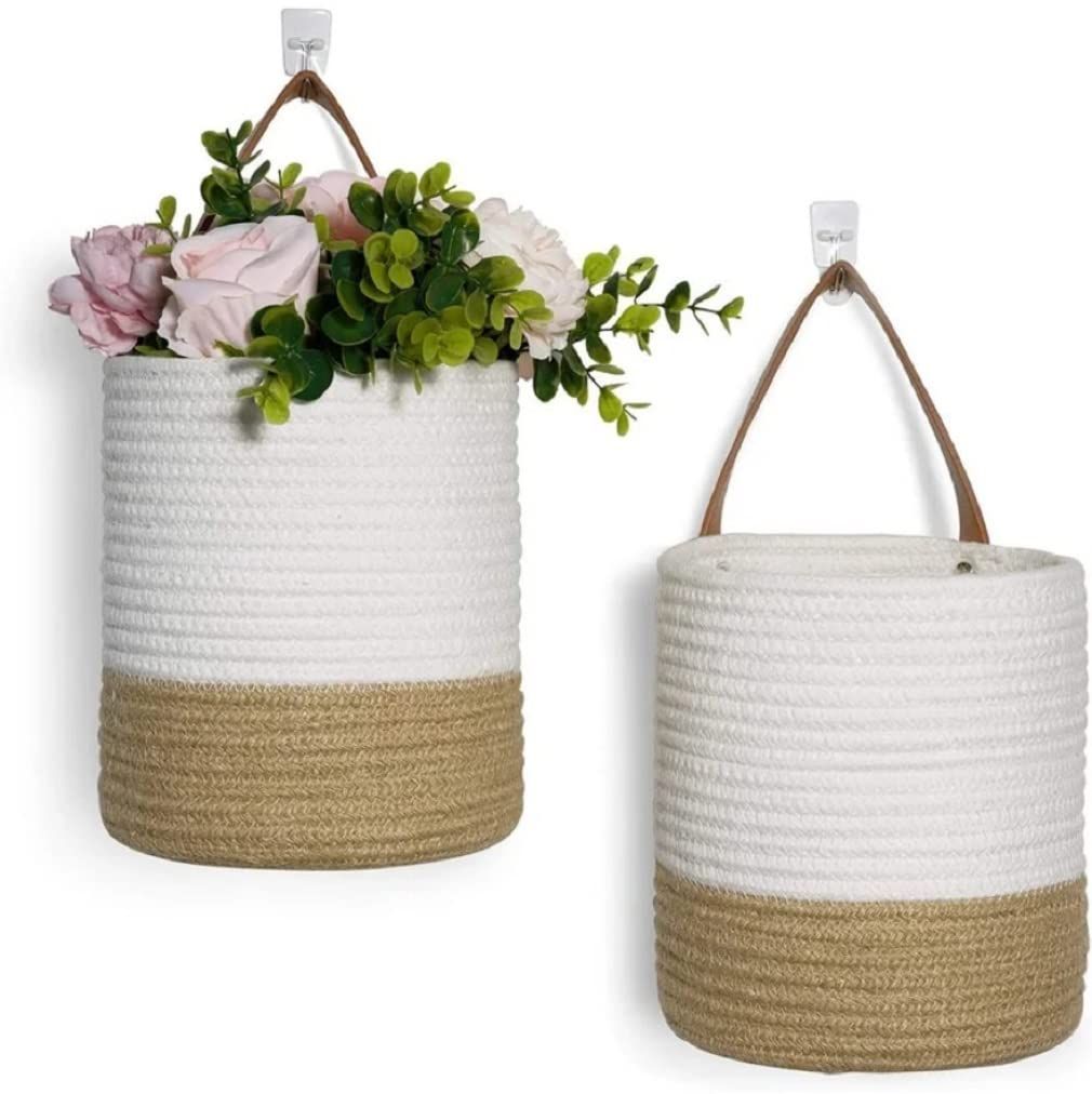 AIESY® Modern Home Handcrafted Rope Plant Hanging Basket