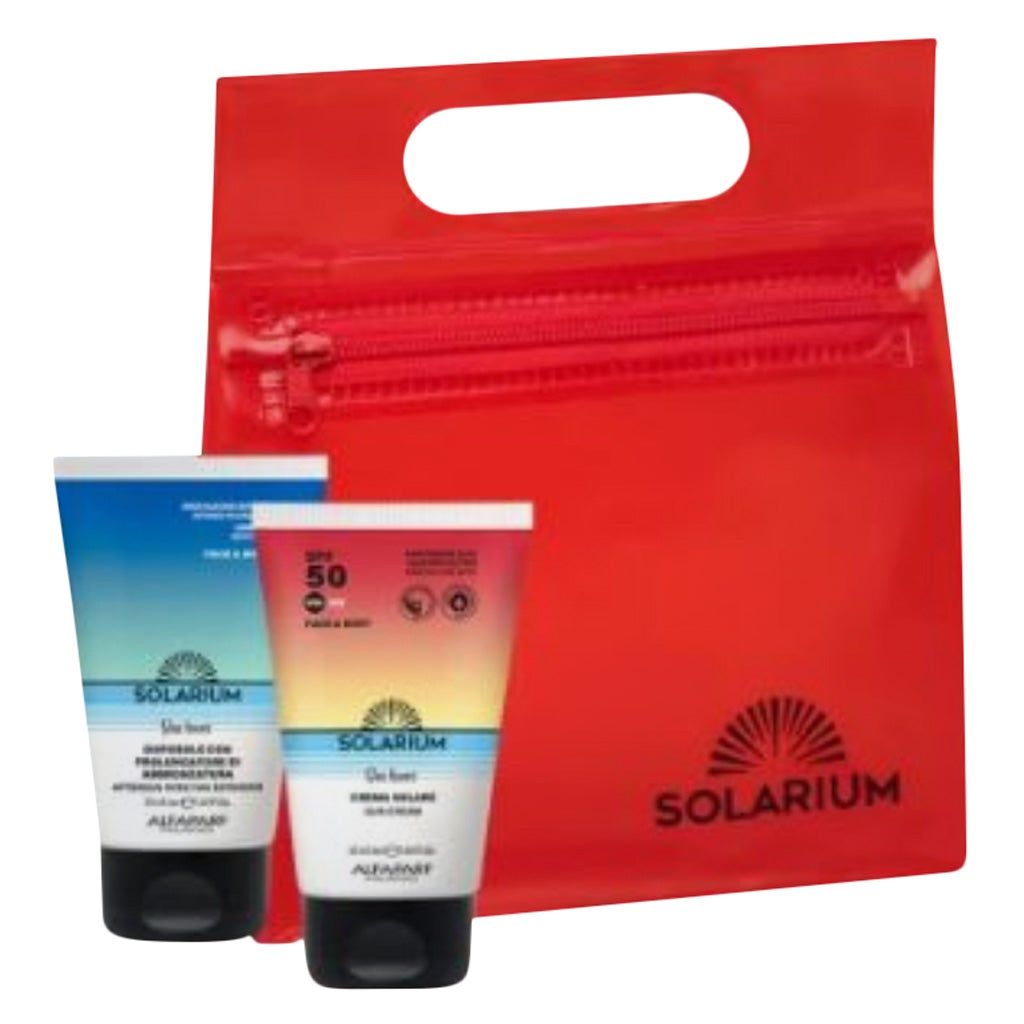 Solarium Sun Protection Travel Set SPF50 Sun Cream And Aftersun