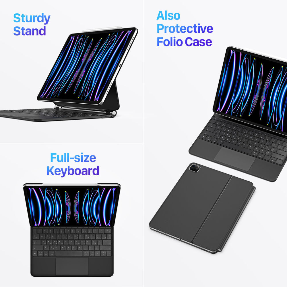 Infinyty MK-01 Series Keyboard for iPad Air & iPad Pro 11 inch, Black, Arabic-English
