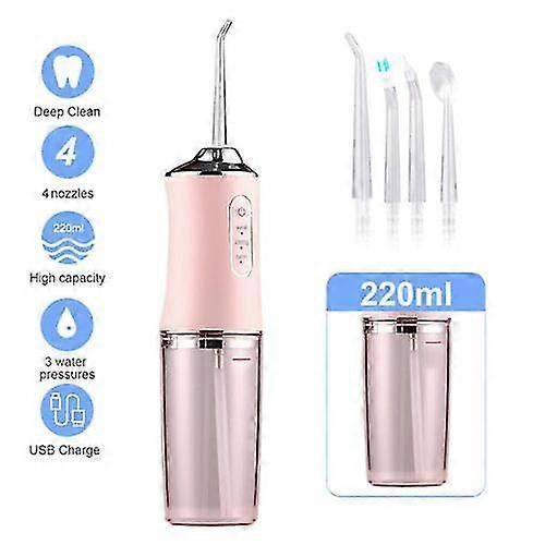 Water Jet Dental Teeth Flosser Electric Oral Irrigator Tooth Cleaner Floss