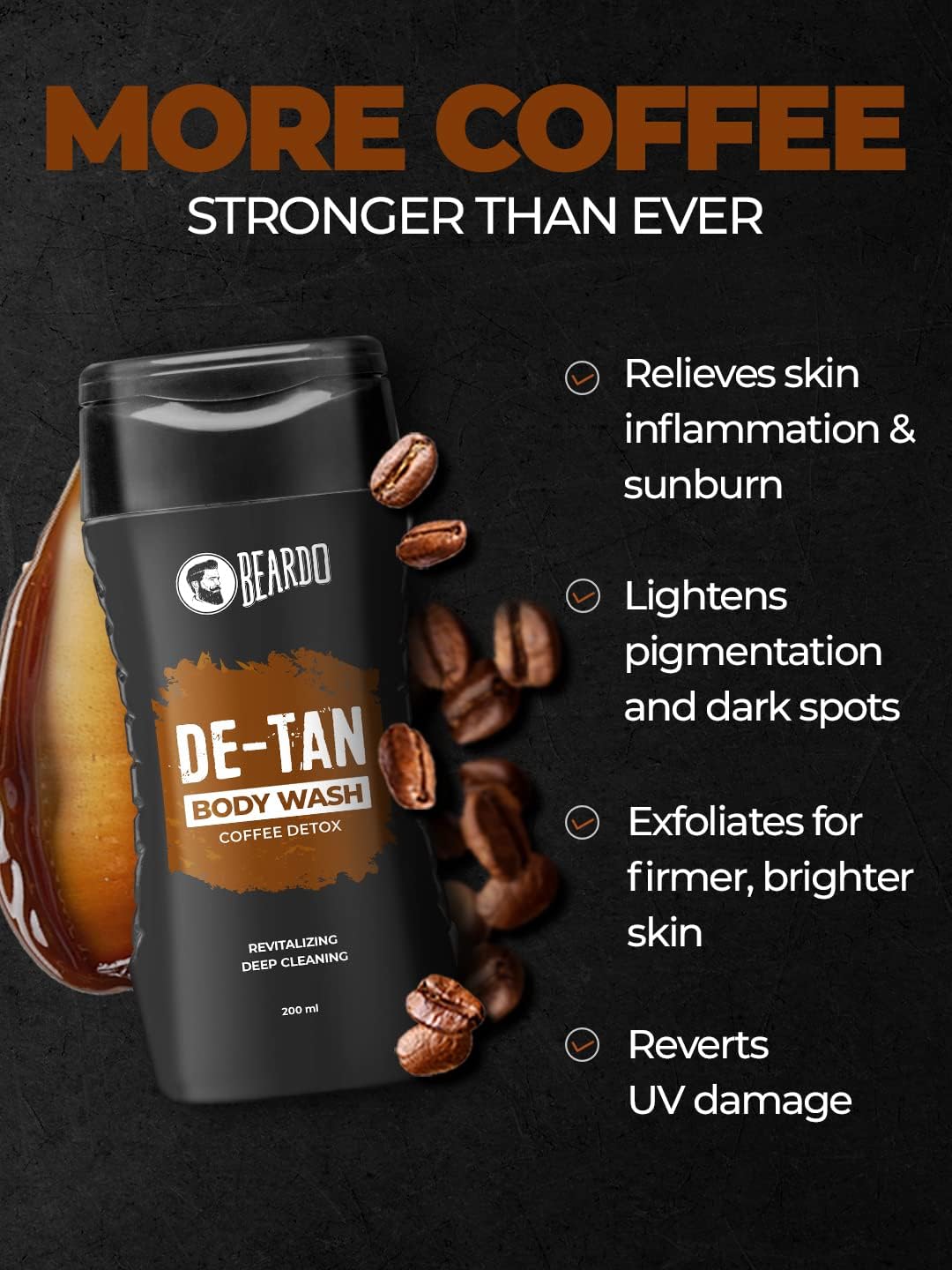 Beardo DeTan Bodywash for Men 200ml