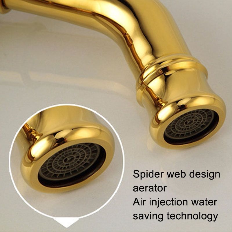 Hot And Cold Water Faucet Gold Short Model Gold Short Model