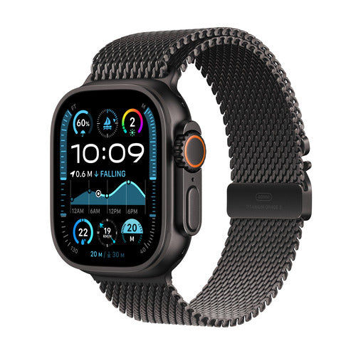 Ultra 2 GPS + Cellular 49mm Titanium Milanese Loop M