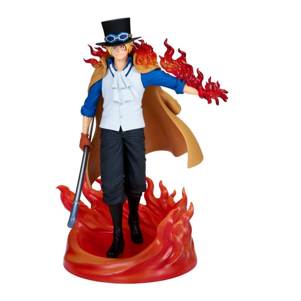 Banpresto The Shukko One Piece Sabo Flame Arm Figure, 17cm