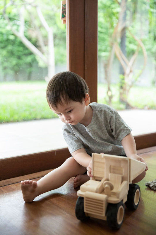 PlanToys Dump Truck — Wooden Toy Vehicle