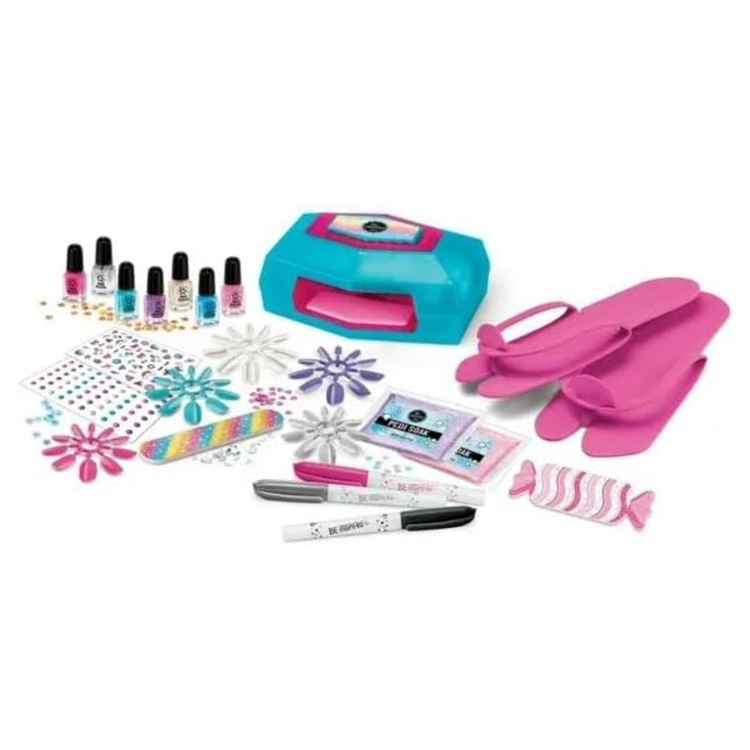 Cra-Z-Art Sparkle Salon Style Deluxe Manicure & Pedicure Set, 8+ Years