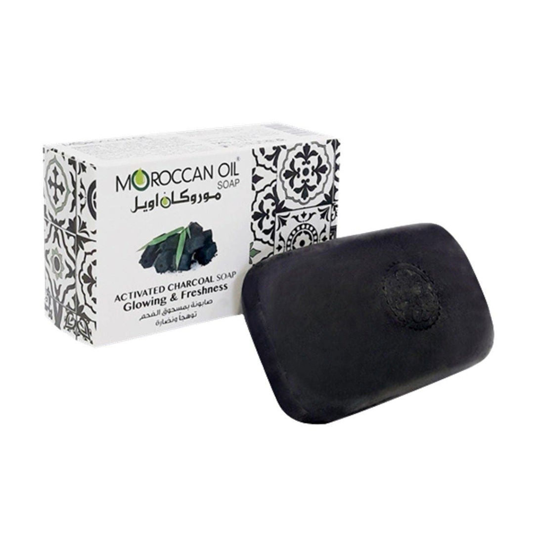 Moroccan Oil Activated Charcoal Bar Soap, 125gm