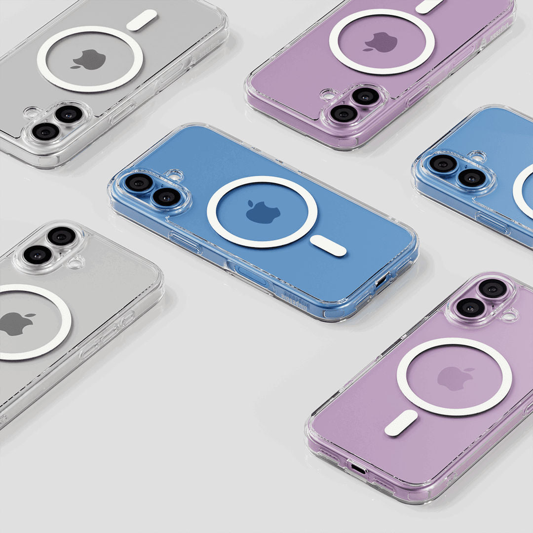 Blupebble Hybrid Crystal Clear Case with MagSafe for iPhone 16 Pro, Clear