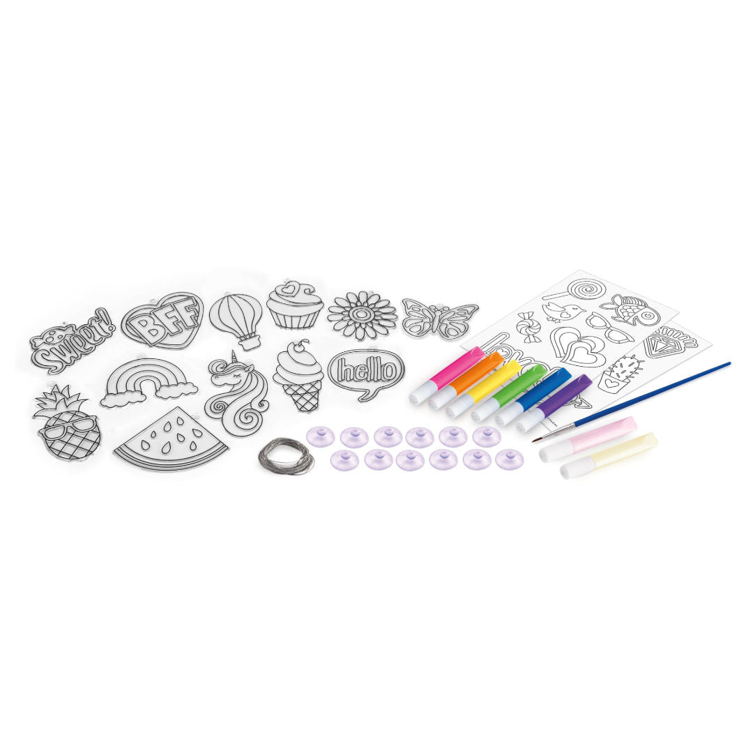 Cra-Z-Art Shimmer 'n Sparkle Color Change Window Art Kit, 6+ Years