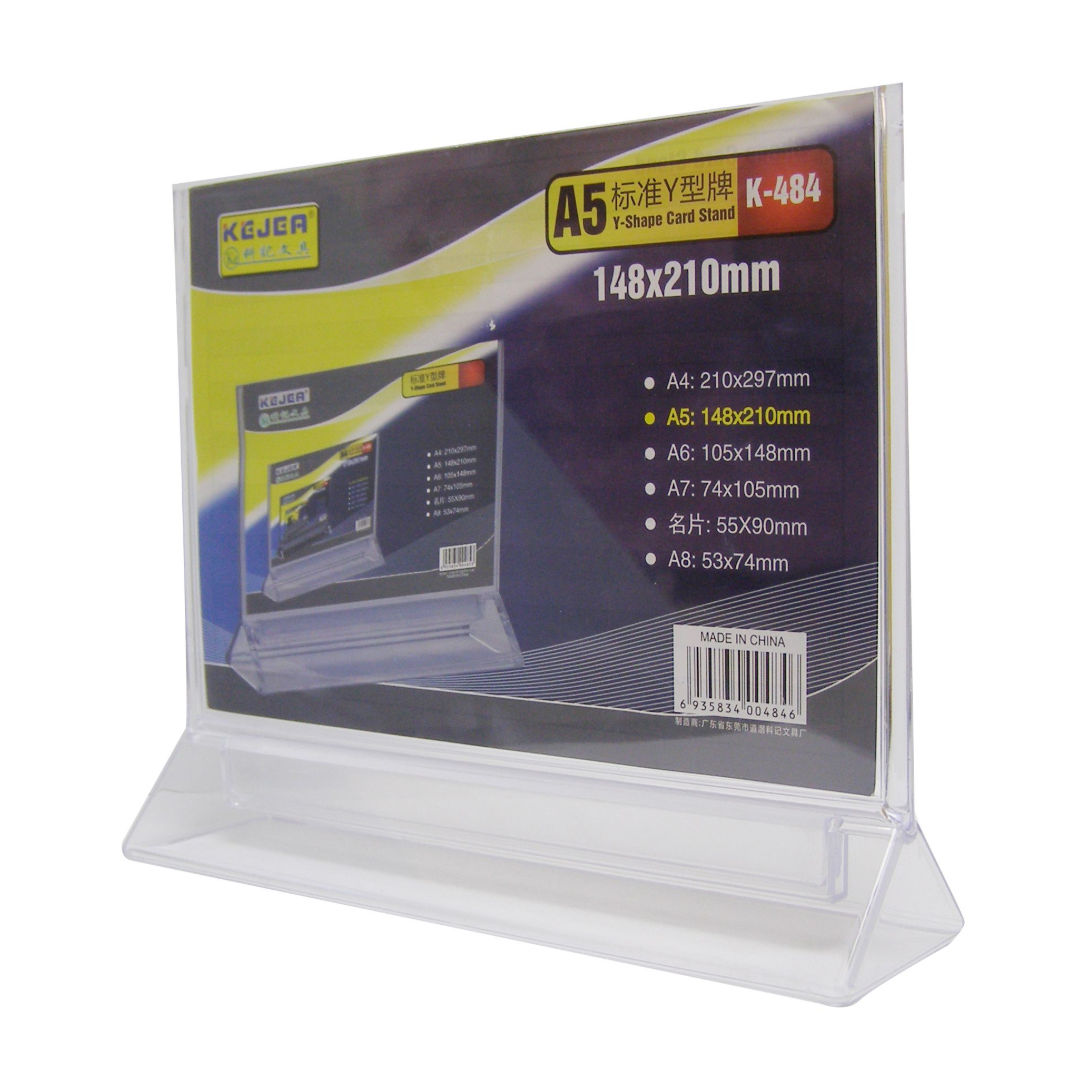 RSC Kejea Acrylic Y-Shaped Card Display Stand