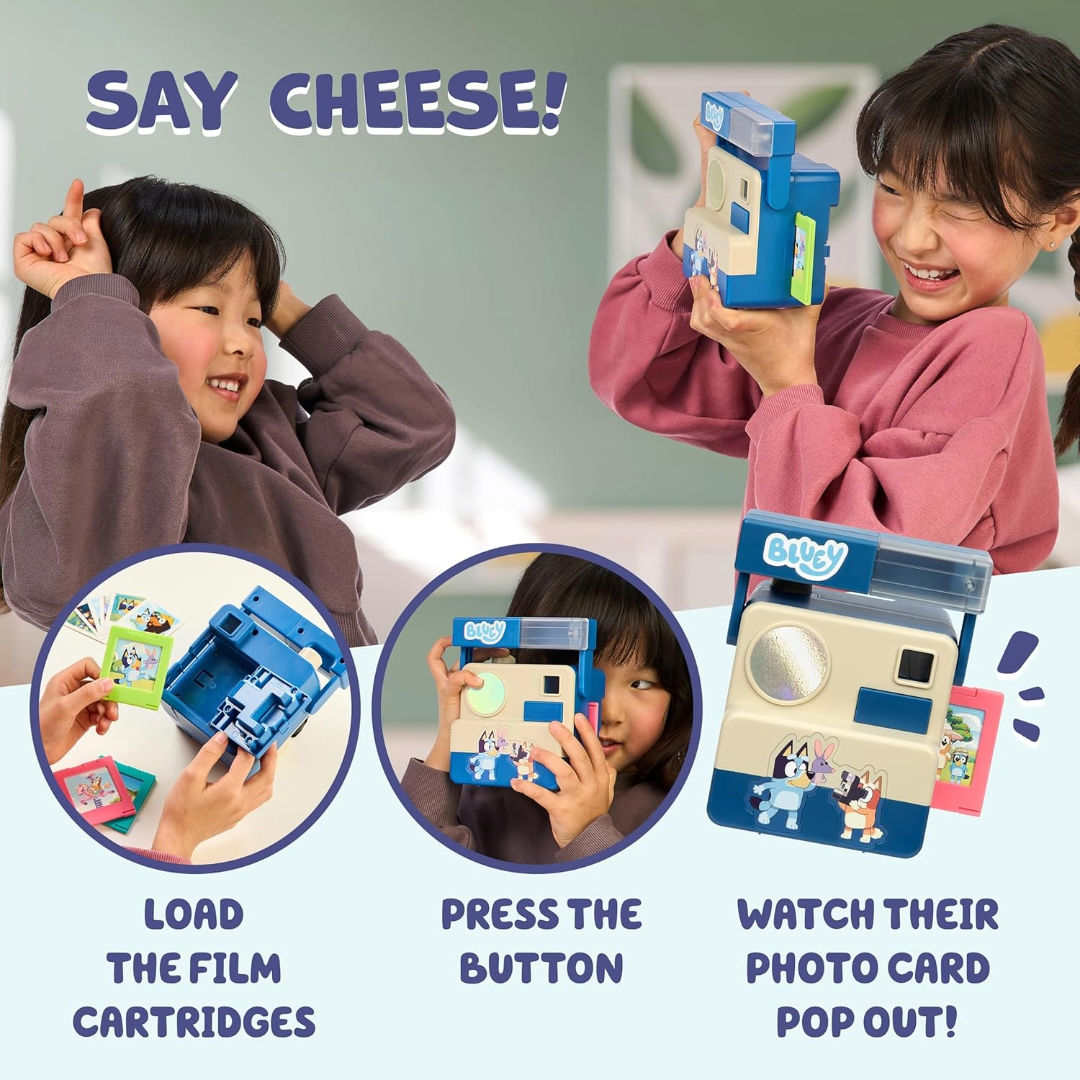 Bluey Series 13 Chikit Chikit Camera Toy (15 x 10 x 25cm), 3+ years