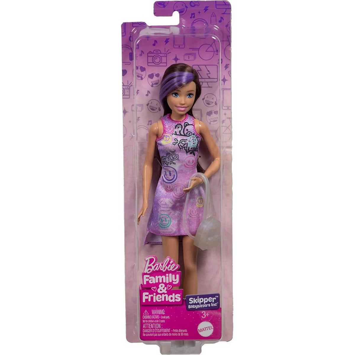 Barbie Skipper Core Outfit, Stylish Fashion Clothes Set for Skipper Doll
