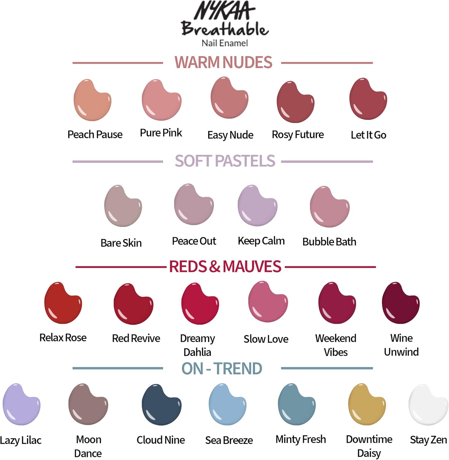 Nykaa Breathable Nail Enamel Peace Out 313