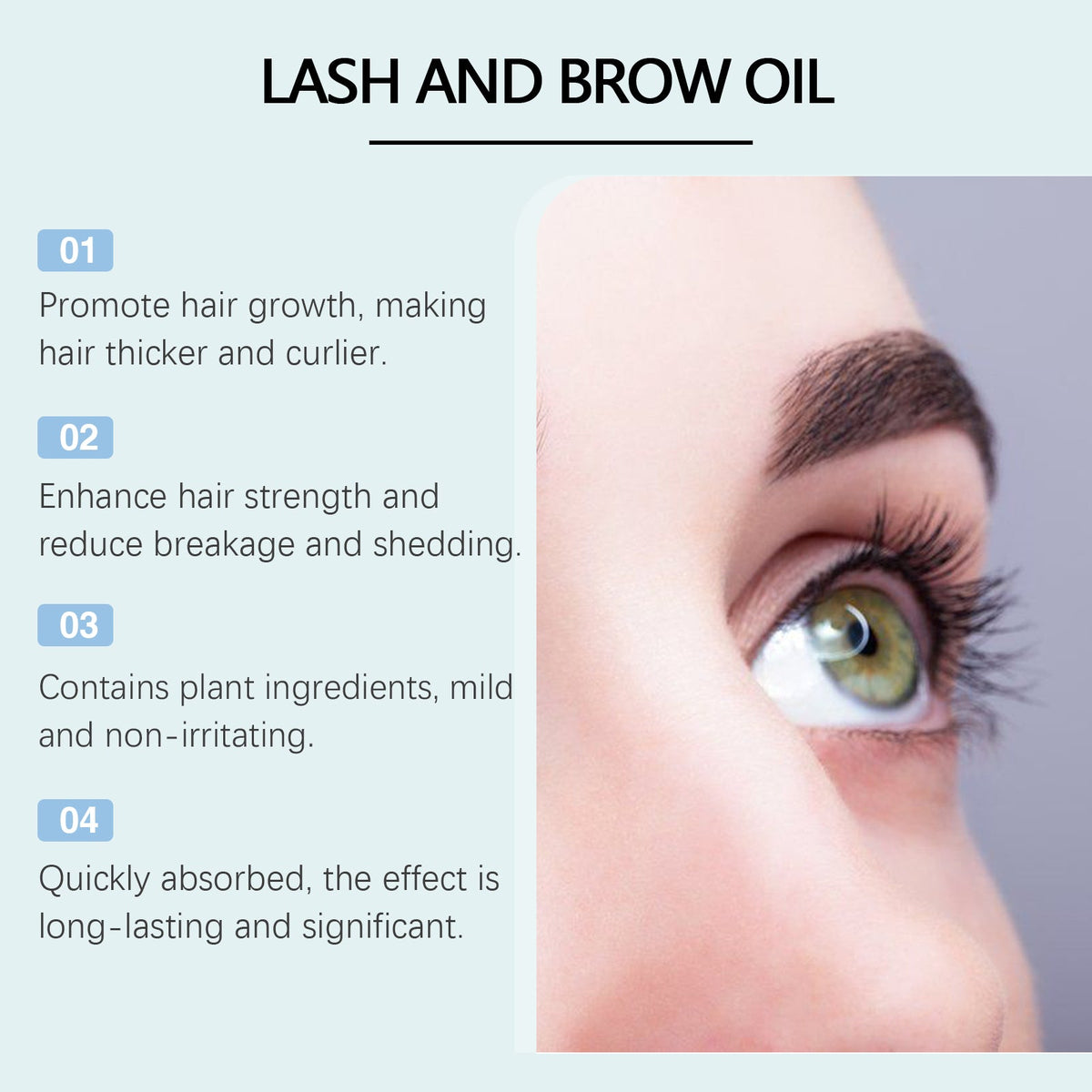 Curling Mascara for Long, Thick, Natural Eyelash and Eyebrow Care, Waterproof, Nourishing, Easy to Use ,12ml