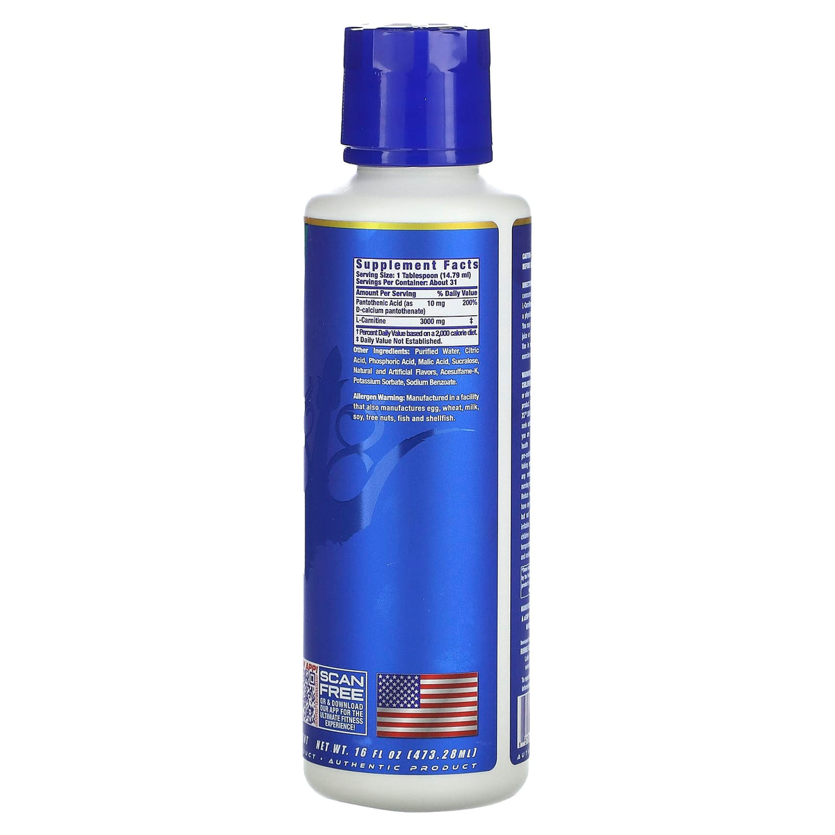 Ronnie Coleman L-CARNITINE XS 3000 KIWI STRAWBERRY 473 ml