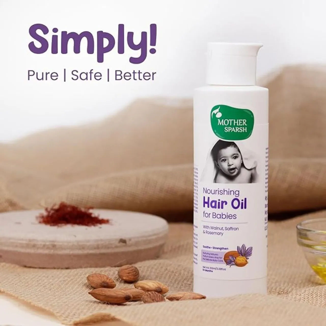 Mother Sparsh - Ayurvedic Baby Hair Oil - 100ml