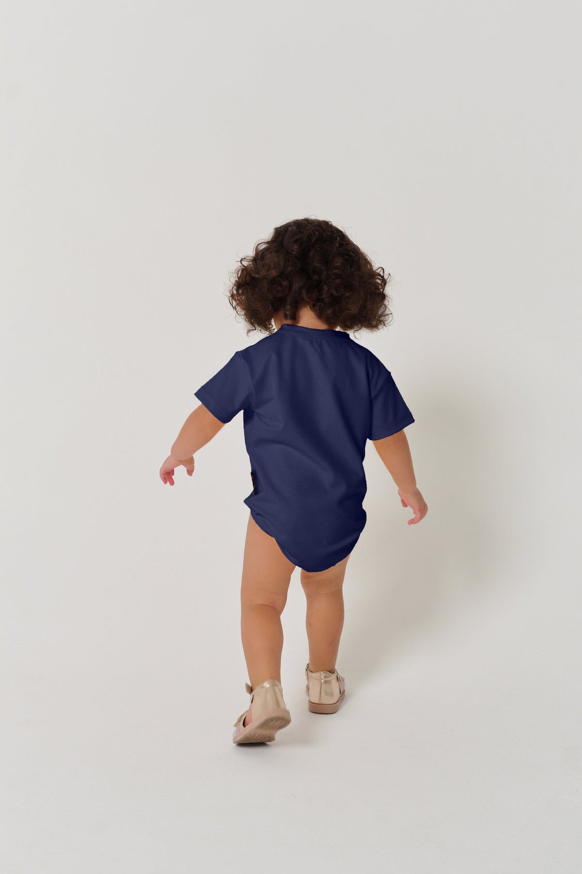 MULU Classic Unisex Baby Romper - Navy