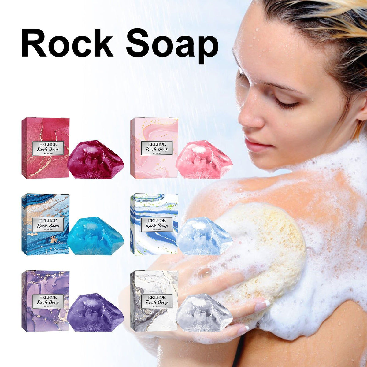 Cleansing Skin Care Soap Moisturizes Brightens, Gentle for All Skin Types ,100g
