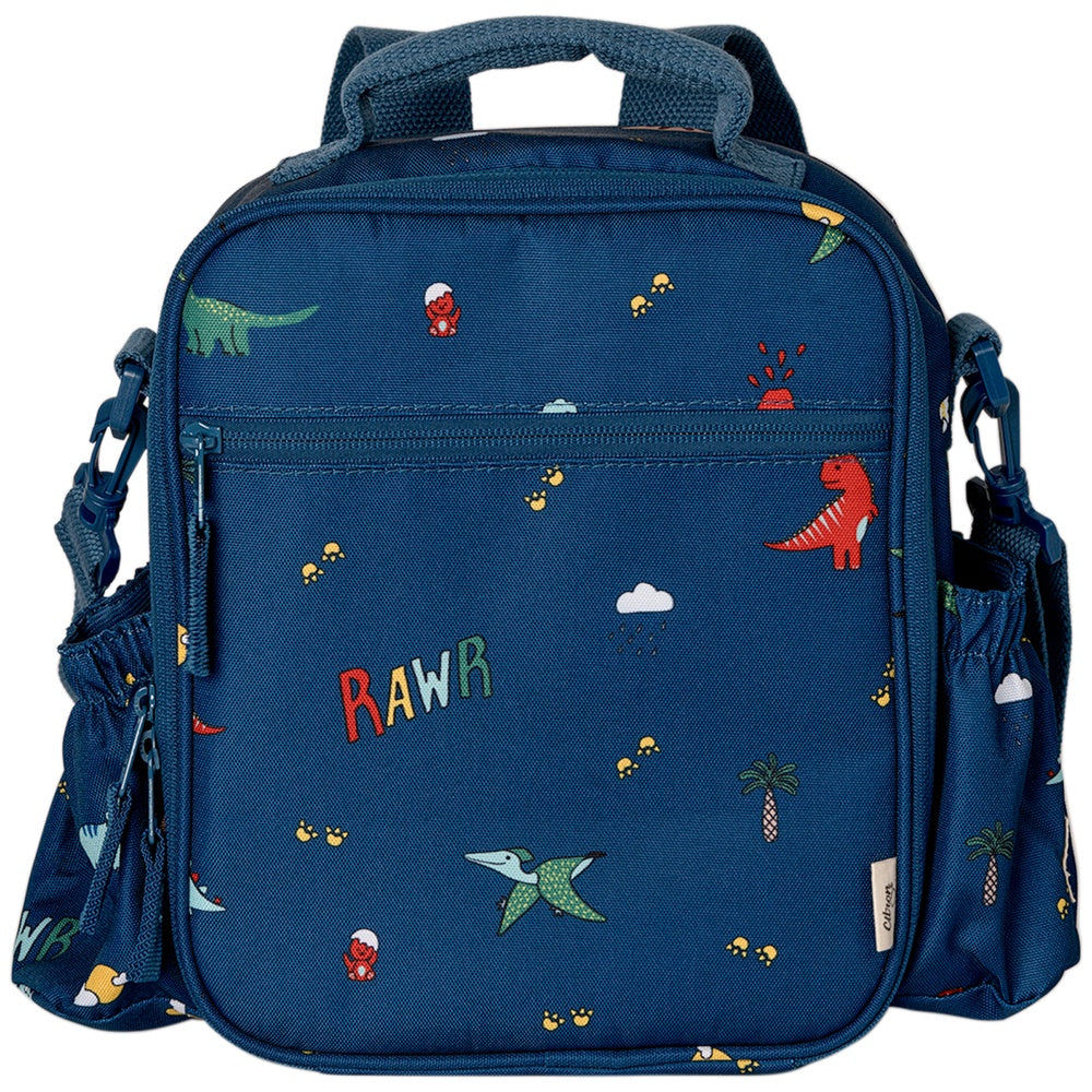 Citron Insulated Lunchbag Backpack - Blue Dino