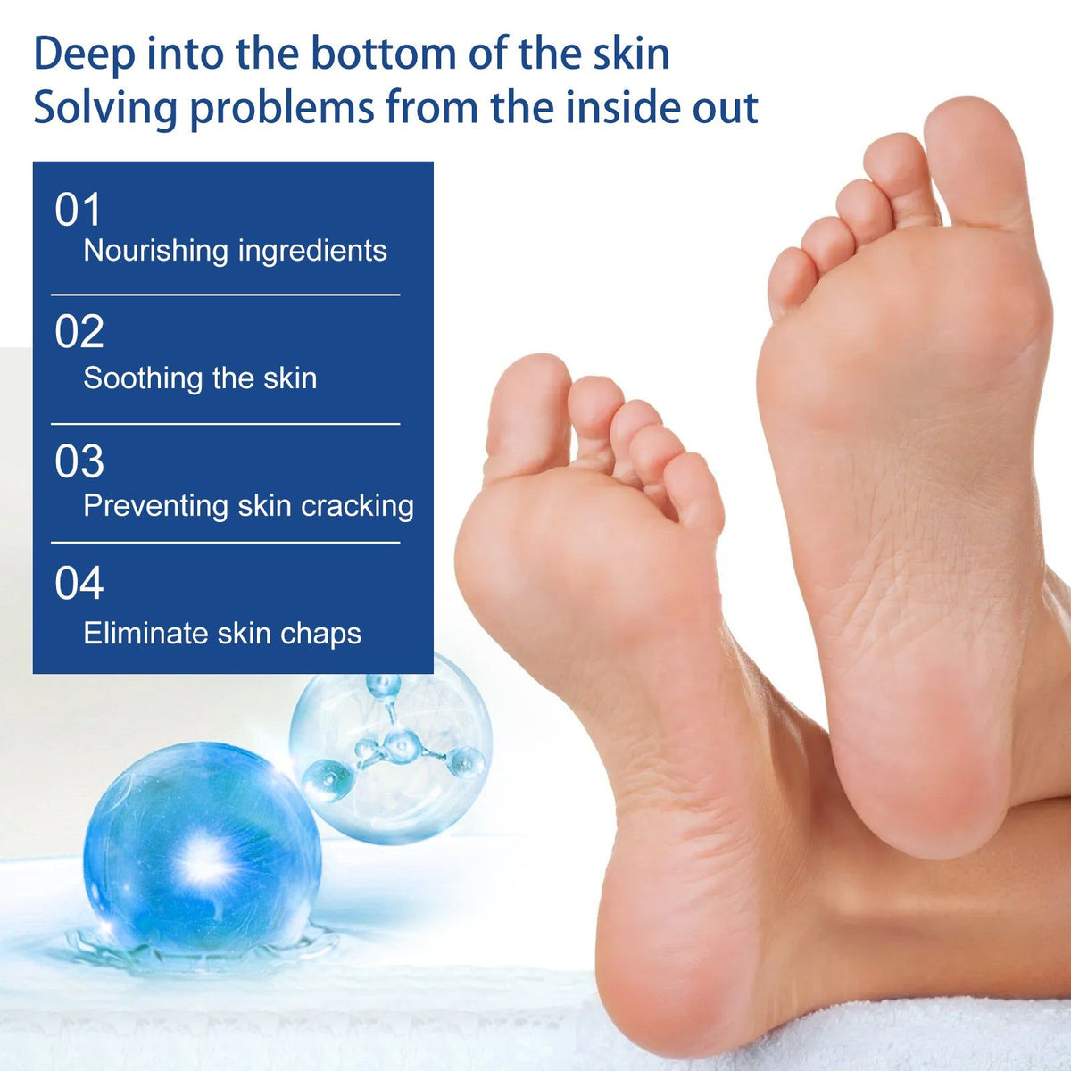 Revitalize Dry Hands and Feet, Moisturizing Stick with Shea Butter and Salicylic Acid ,40g