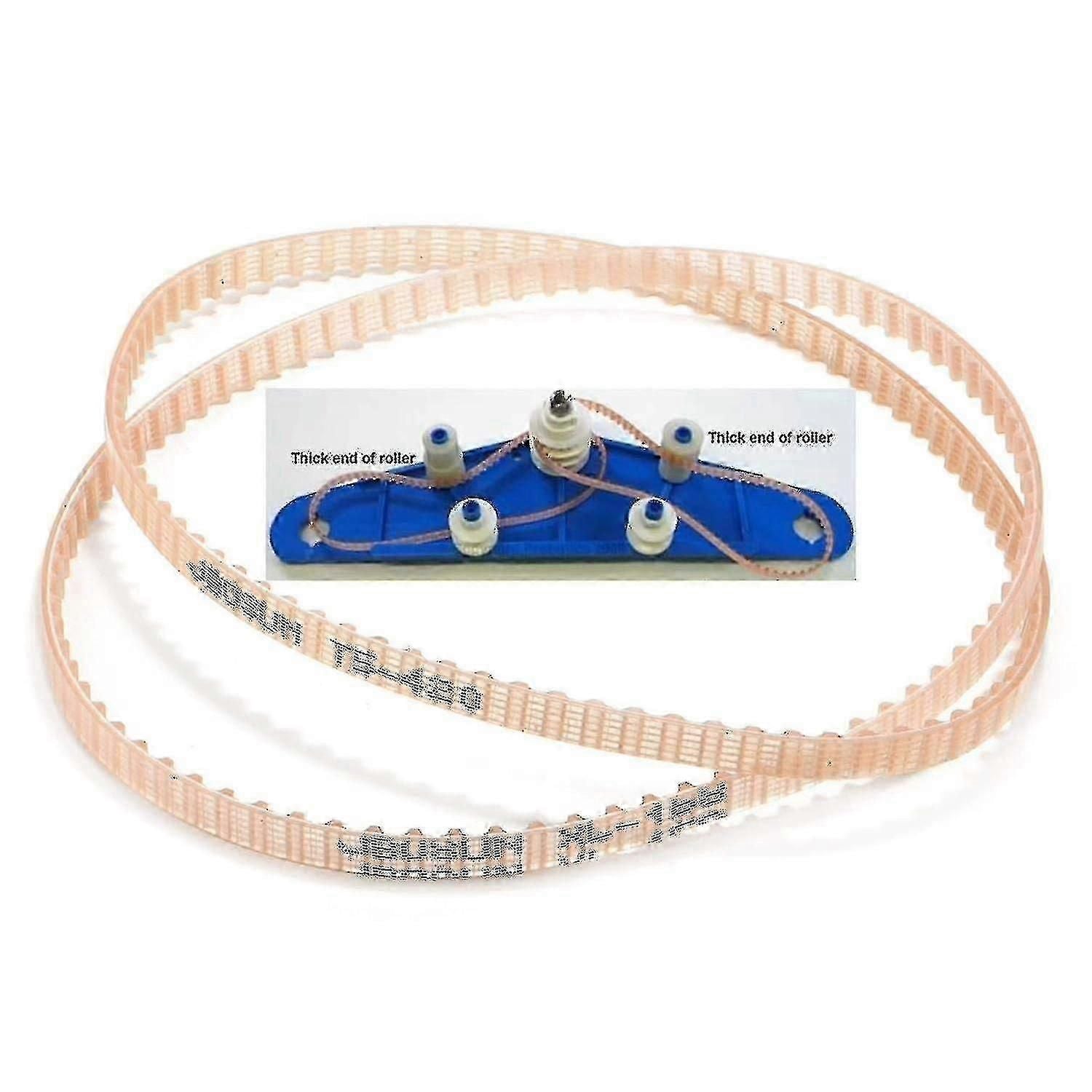 2 Pack Pool Cleaner Drive Belts Replacement Set for Aquabot