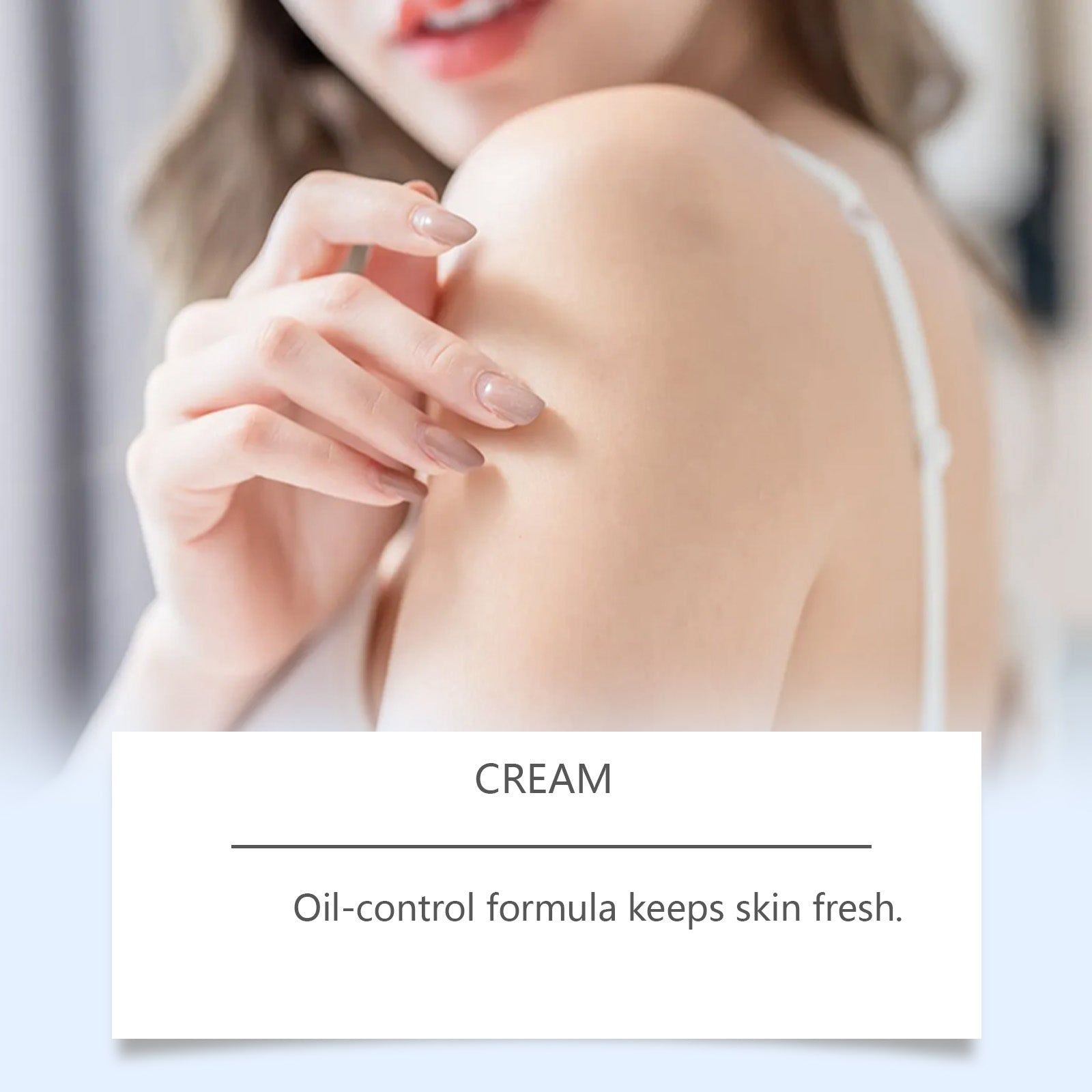 Brightening Facial Care Cream, UV Protection, Oil Control, Hydrating, Natural Moisturizer ,50ml
