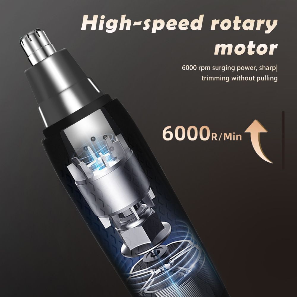 USB Rechargeable Nose Hair Trimmer Kit
