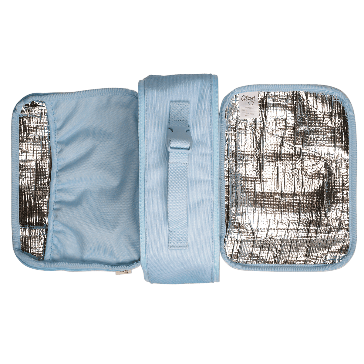 Citron Insulated Square Lunch Bag - Blue Glowup
