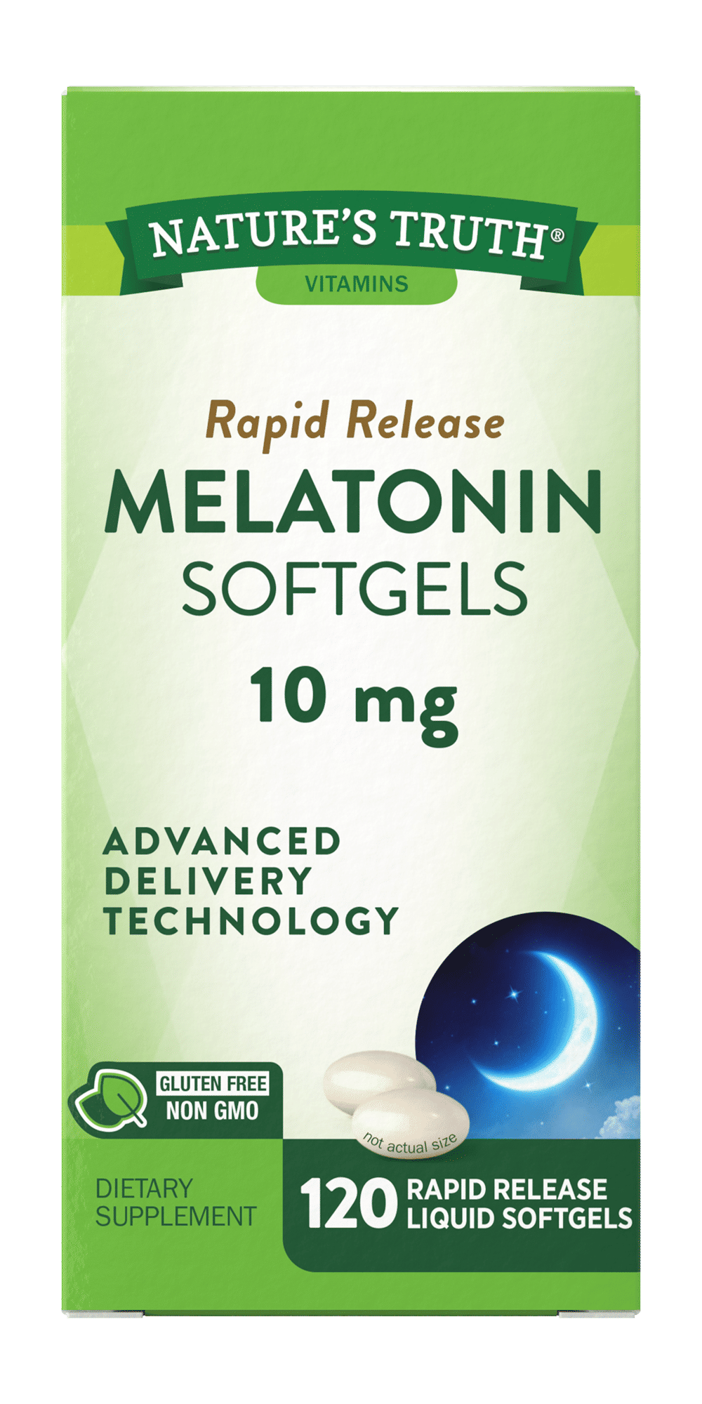 Nature's Truth Melatonin 10mg - 120 softgels
