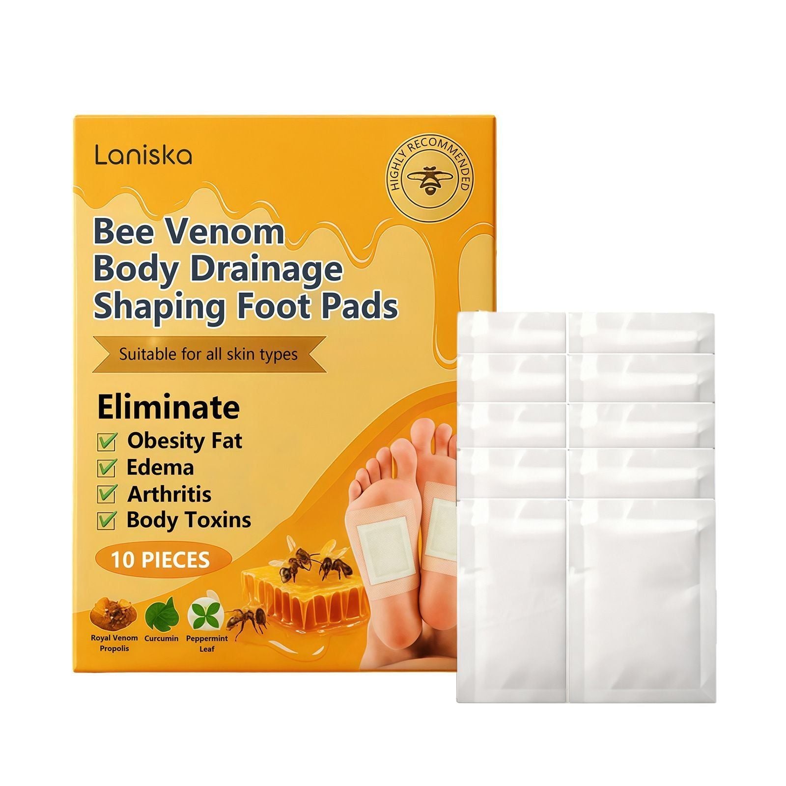 Moisturizing Foot Pads with Bee Venom