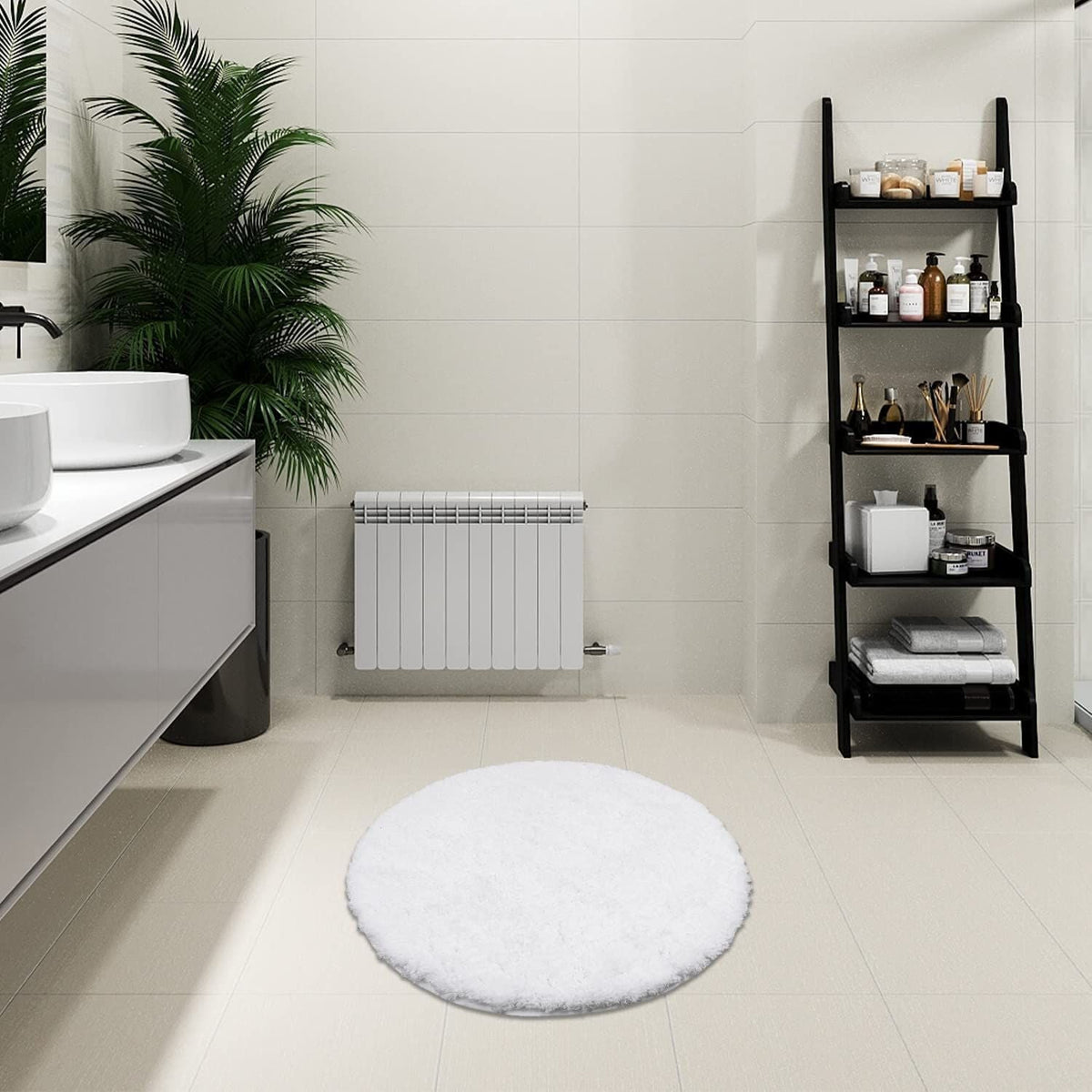 AIESY® Super Soft Modern Shaggy Anti-Slip Bath Mat for Home