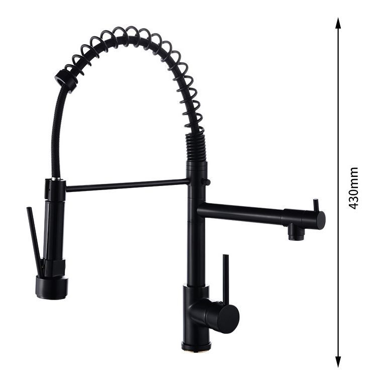 360 Degree Rotary Tap Black