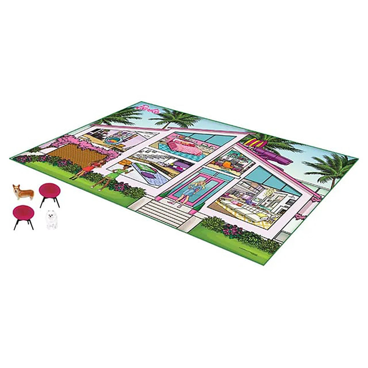 BARBIE DREAM HOUSE JUMBO MEGAMAT - 6PC PDQ