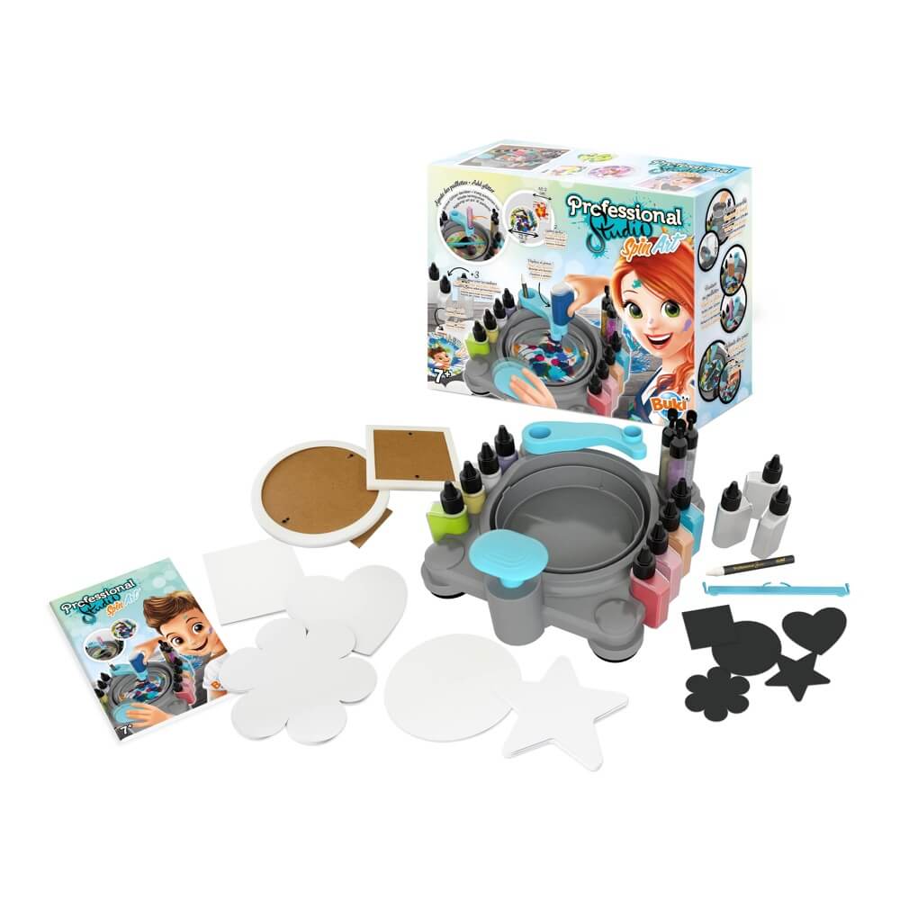 Buki France Professional Studio Spin Art DIY Paint Kit