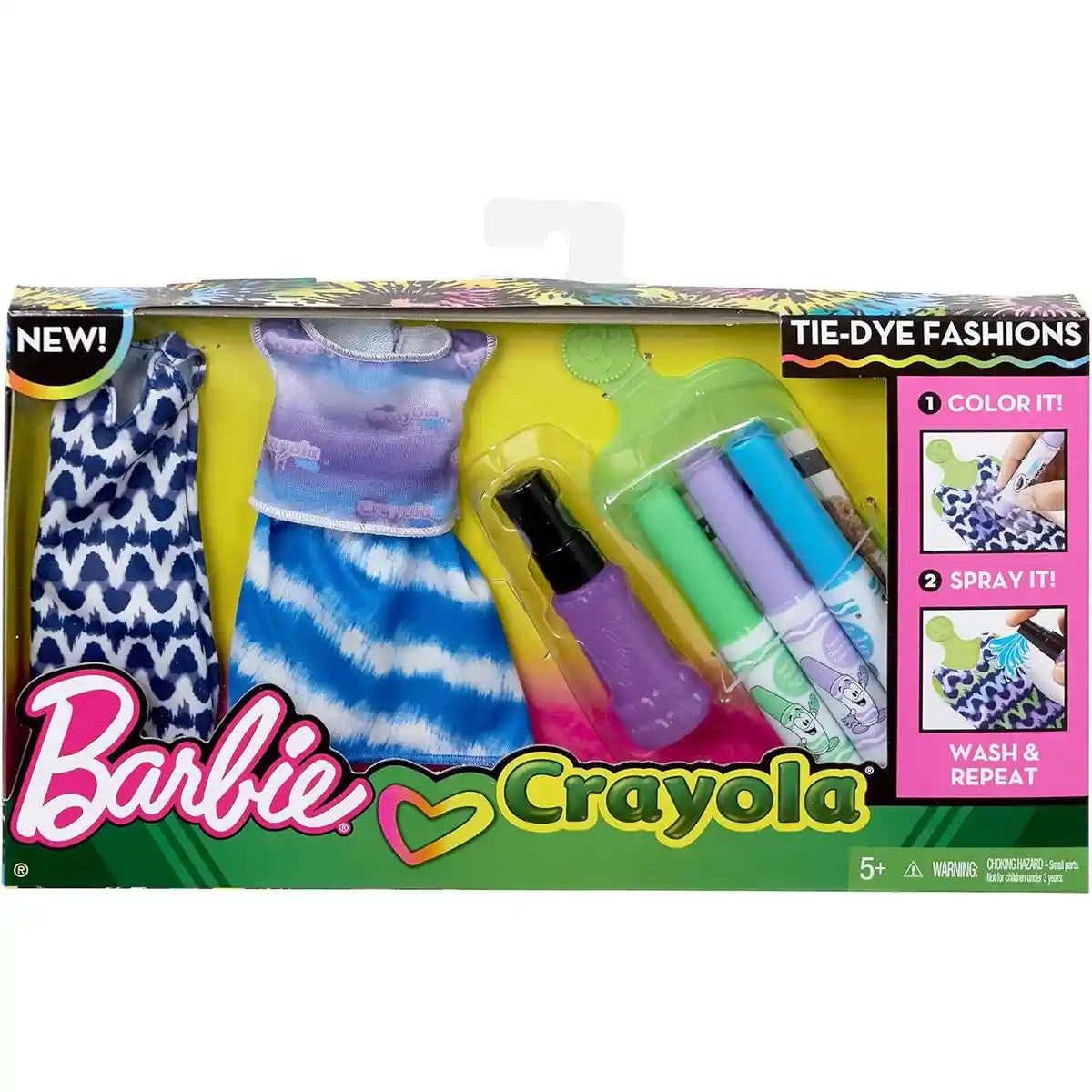 Barbie Crayola DIY tie Dye Fashion Asst. (2)