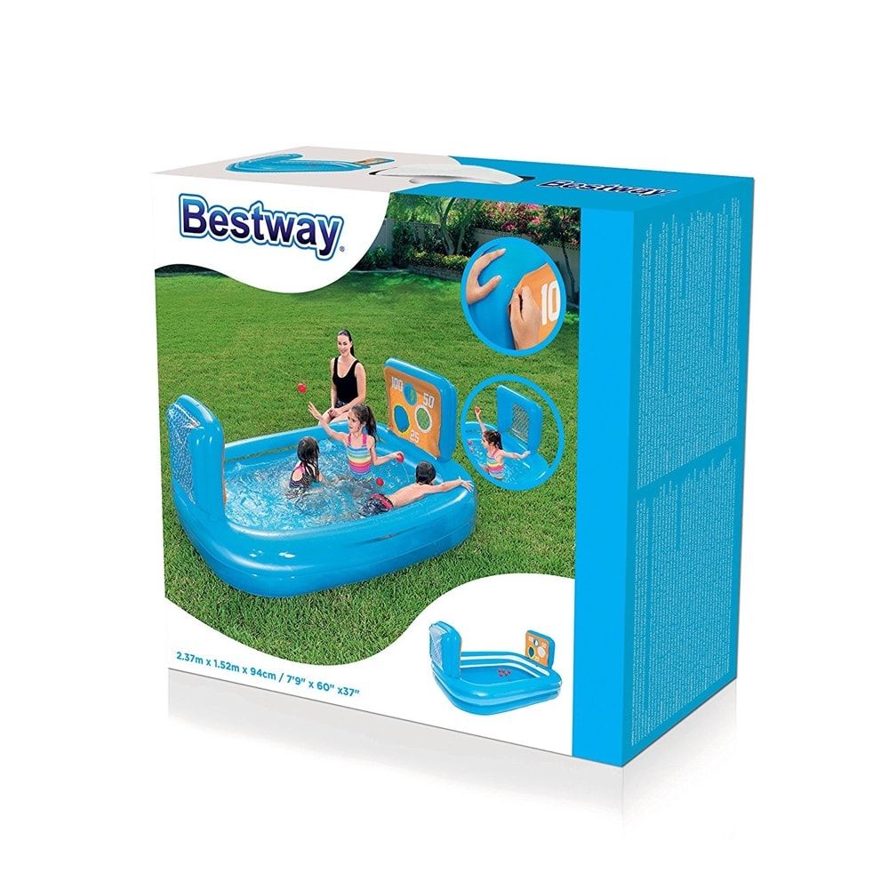 Bestway Skill Shot Inflatable Play Pool 237 x 152 x 94cm, 3+ years