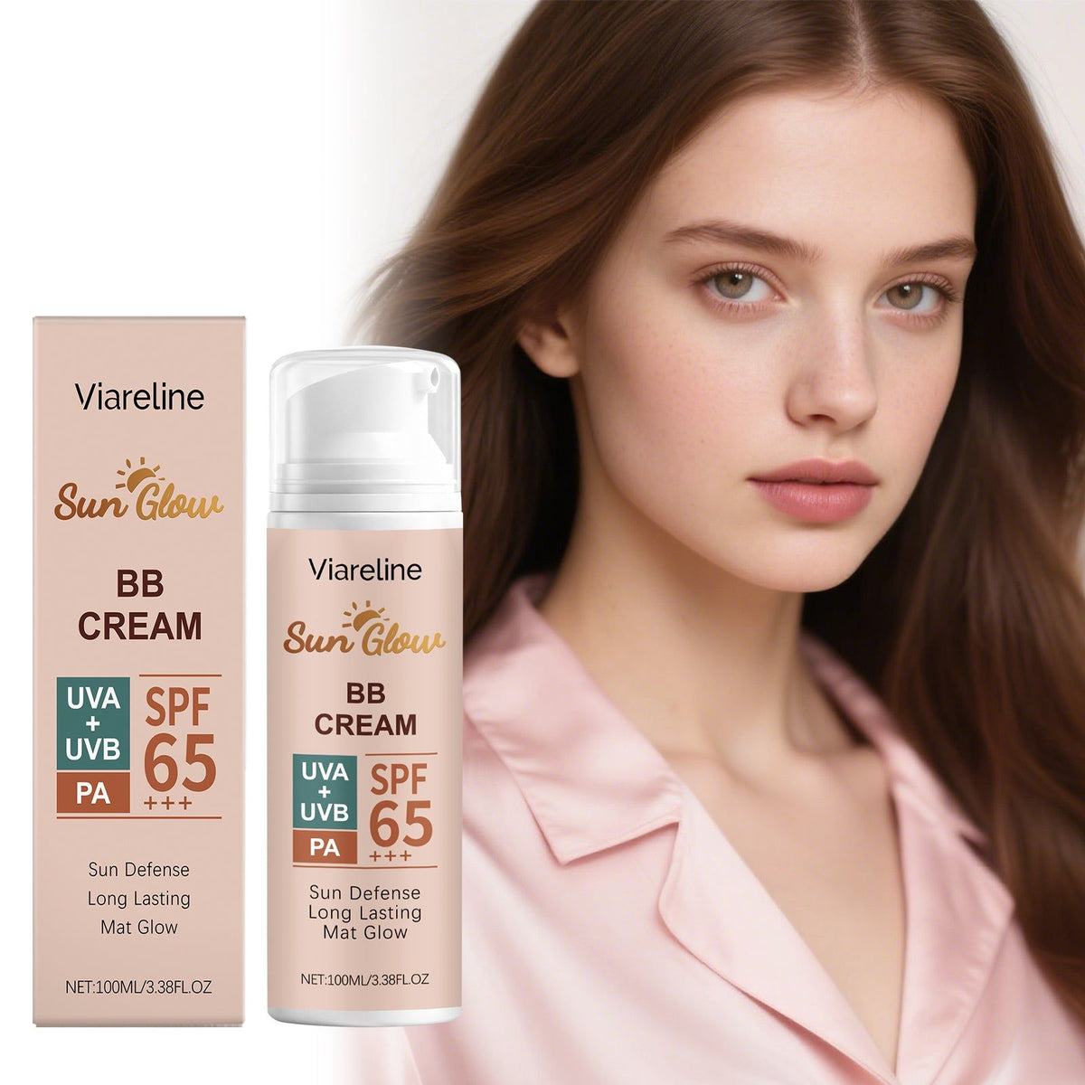 BB Cream SPF65, Refreshing Hydrating, Long-Lasting Sun Protection, Flawless Skin ,100ml