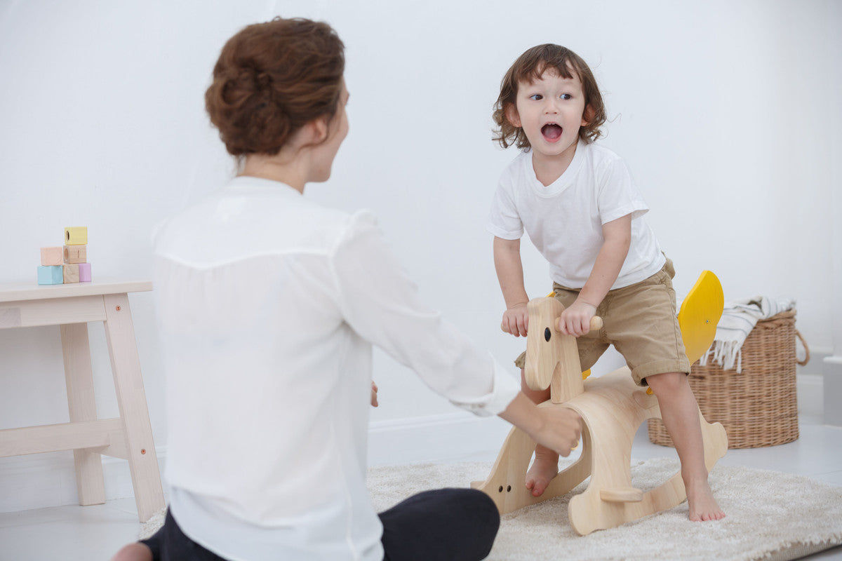 PlanToys Rocking Pegasus — Wooden Rocking Horse