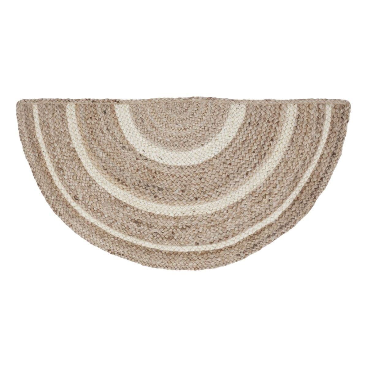 AIESY®  Beautiful Reversible Braided Stars Hearth Rug
