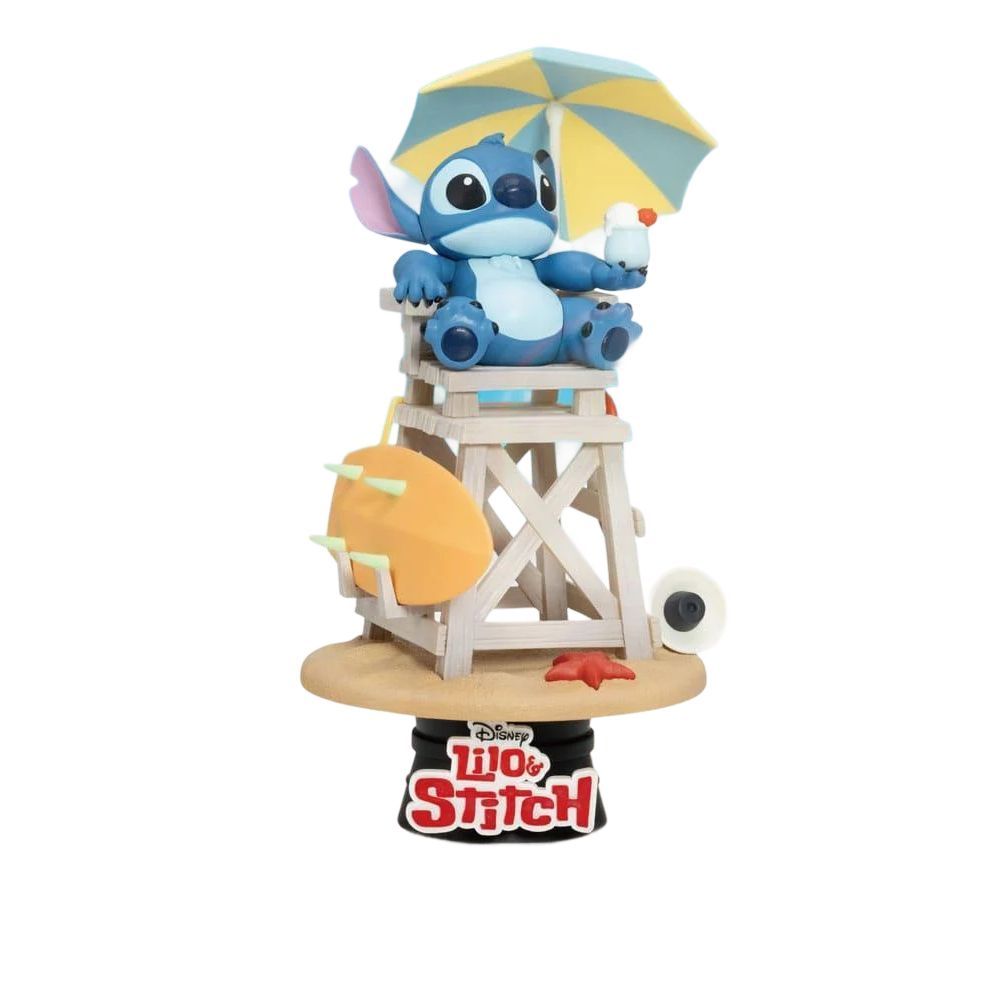 Beast Kingdom D-Stage Disney Lilo & Stitch Stitch Summer Vibe D-Stage 126 Diorama Toy 16.4cm, 15+ years