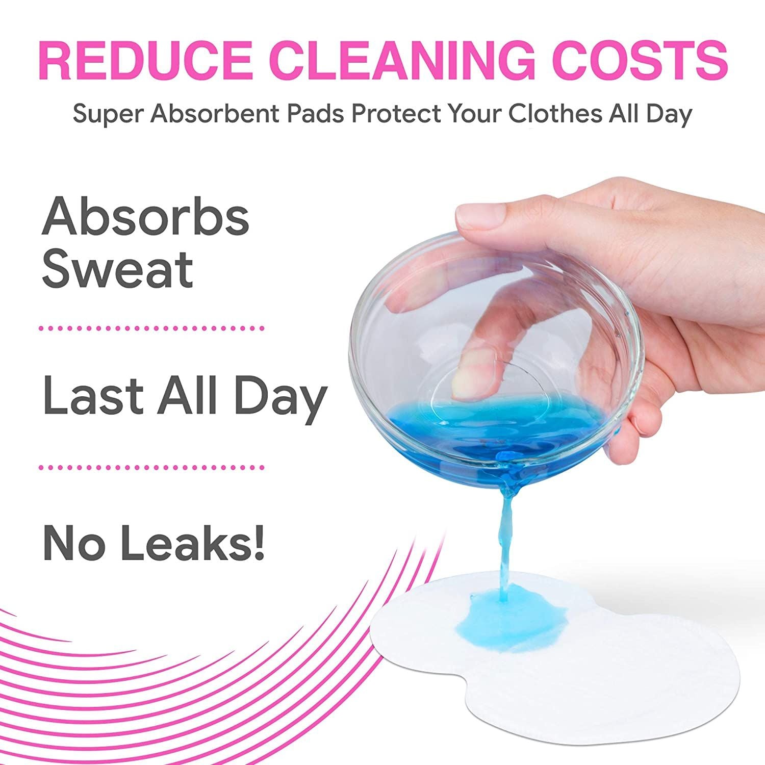Women Underarm Sweat Pads Antiperspirant Sticker Armpit Anti Sweat Perspiration Patch