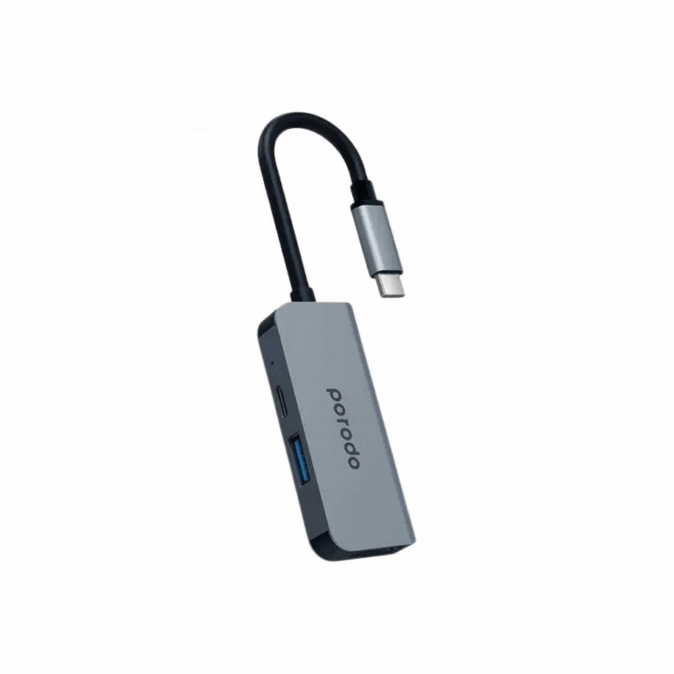 PORODO 3 IN 1 USB-C HUB