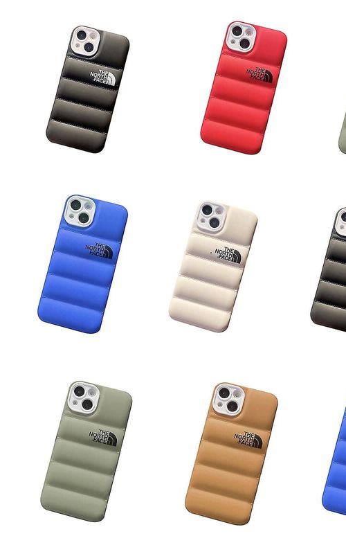 For iPhone 13 Series - 3D Cute Shockproof Cover, Winter Down Jacket Puffer Soft Cloth Case For iPhone 13/13 Pro/13 Pro Max