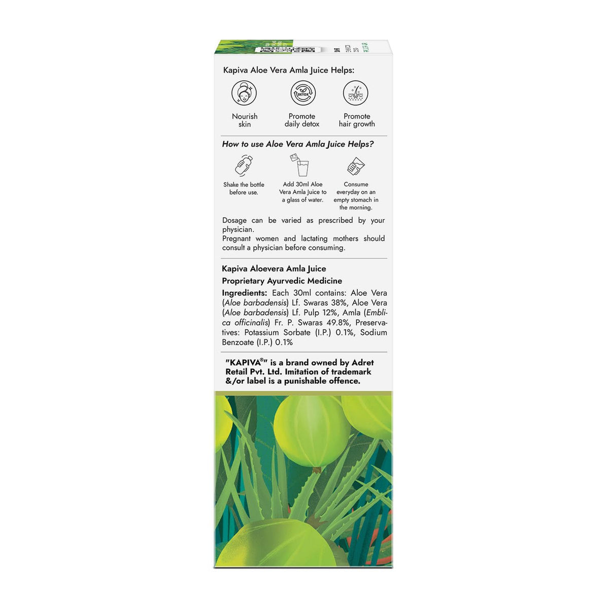 KAPIVA Wild Amla Juice 1 litre