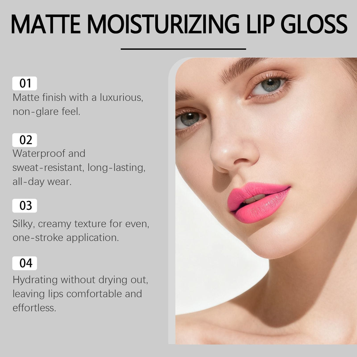 5ml Matte Liquid Lipstick with Waterproof and Long Wear