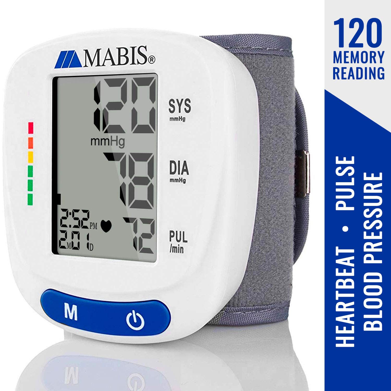 Mabis BC52 Digital Blood Pressure Wrist Monitor