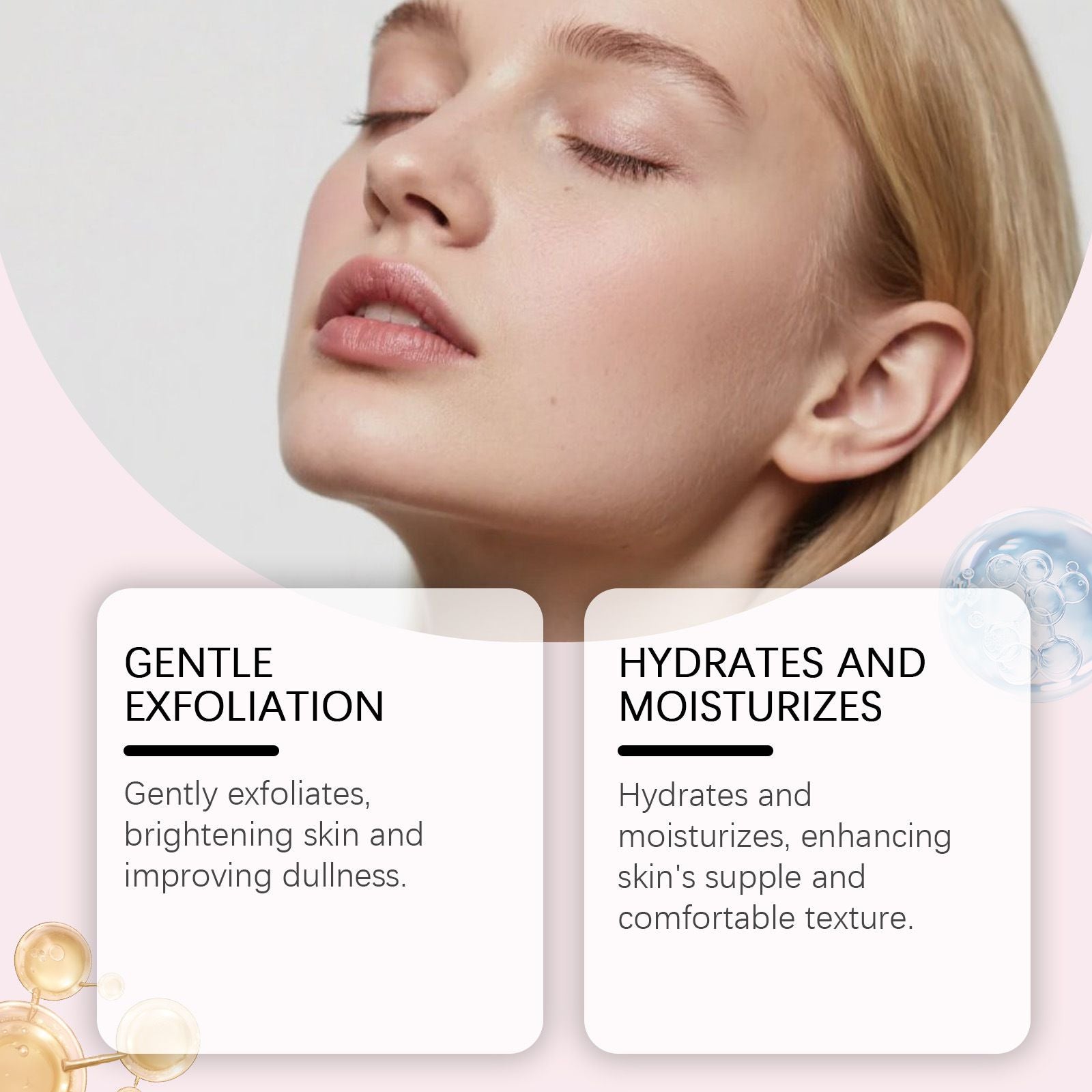 50g Exfoliating Face Gel with Peeling and Dead Skin Removal
