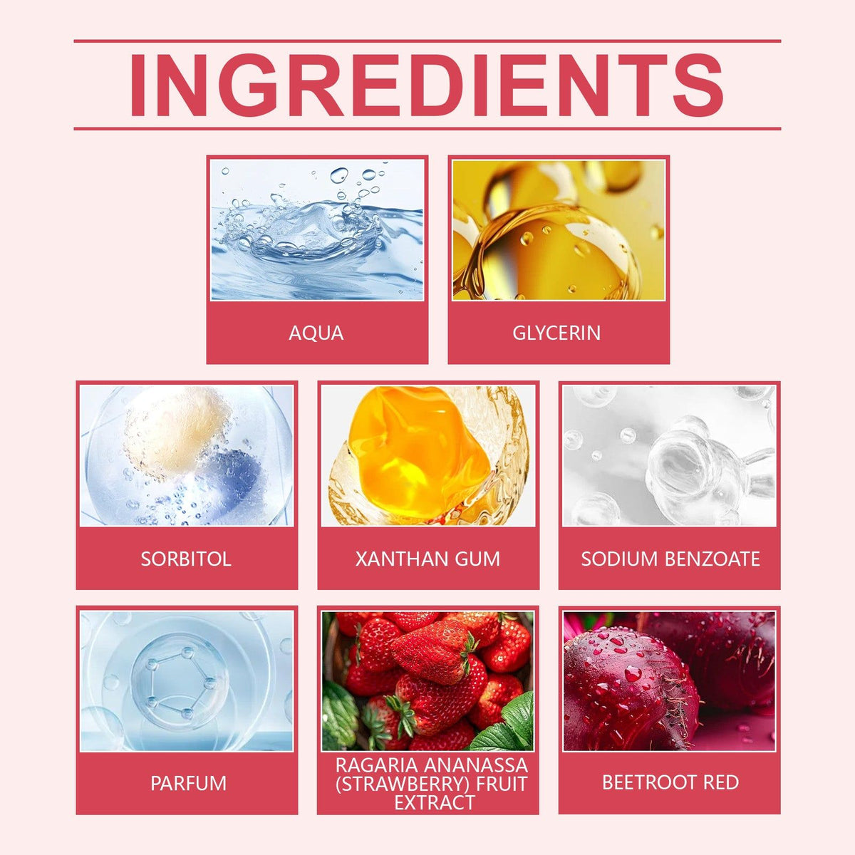 Body Care Gel, Moisturizing Oral Discomfort Relief, Gag Reflex Reduction, Strawberry Aroma, Gentle, Daily Use ,90g